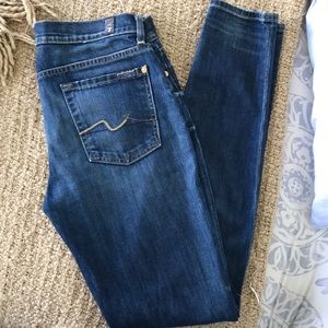 7 for all mankind skinny jeans!!